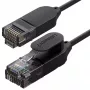 UGREEN NW122 Cat6A UTP sujungimo kabelis, RJ45, 3 m, juodos spalvos, iki 10 Gb/s