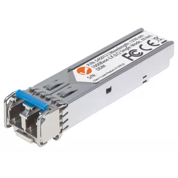 Intellinet SFP modulis, Gigabit Fiber, 1000Base-LX (LC), vienmodis, 10 km, 1310 nm, MSA, atitinka Cisco GLC-LH-SM