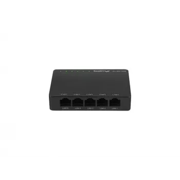 LANBERG Switch Dsp2-1005-12v 5x 1 Gb/s Nevaldomas Gigabit Ethernet Darbalaukio 12V