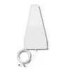 Išorinė 4G LTE antena QOLTEC 57021, 18 dBi, 600–2700 MHz, 50 Ω, 50 W, balta