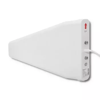 Išorinė 4G LTE antena QOLTEC 57021, 18 dBi, 600–2700 MHz, 50 Ω, 50 W, balta