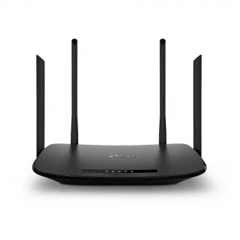TP-Link Archer VR300 AC1200 belaidis VDSL/ADSL modeminis maršrutizatorius, Wi-Fi 5, dviejų juostų (2,4 GHz / 5 GHz), Ethernet LAN, VDSL2, juodas
