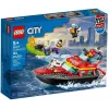 LEGO gaisrinis gelbėjimo kateris 60373 – City serija, 144 detalės, 3 minifigūrėlės, nuo 5 metų
