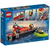 LEGO gaisrinis gelbėjimo kateris 60373 – City serija, 144 detalės, 3 minifigūrėlės, nuo 5 metų