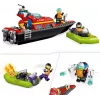 LEGO gaisrinis gelbėjimo kateris 60373 – City serija, 144 detalės, 3 minifigūrėlės, nuo 5 metų