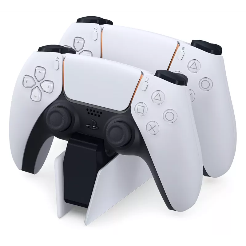 Įkrovimo stotelė Sony DualSense 2 valdikliams PS5, balta, užspaudžiama