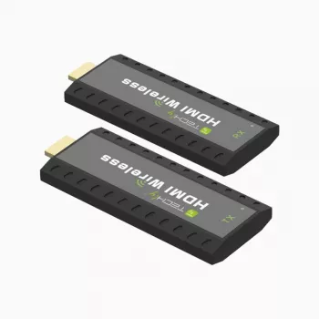Techly IDATA HDMI-WL53 HDMI belaidis siųstuvas ir imtuvas, juodas