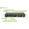 Techly IDATA DP-KVM2 KVM jungiklis, juodas