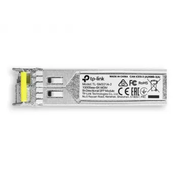 TP-Link TL-SM321A Gigabit vienmodis WDM dvikryptis SFP modulis, 1250 Mbit/s, SFP, LC (UPC), 9/125 µm, BX