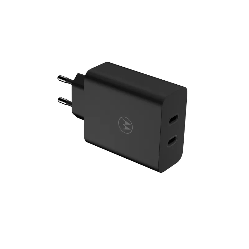 Motorola TurboPower 125W Duo Įkroviklis Universalus Juodas AC Greitasis Įkrovimas Vidiniam Naudojimui