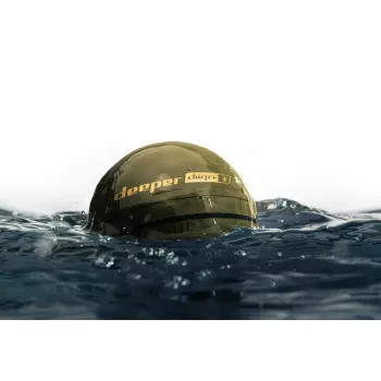 Nešiojamas žvejybos sonaras Deeper Smart Sonar CHIRP+3 Wi‑Fi — metamas belaidis sonaras, max gylis 100 m, kūgio kampai 47°/20°/7°, Wi‑Fi, GPS/GLONASS