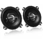Automobilinis garsiakalbis JVC CS-J420X apvalus 2 krypčių 10 cm žemų dažnių garsiakalbis, 2,5 cm neodiminis aukštų dažnių garsiakalbis, 210 W maks., 21 W vardinė, 4 Ω varža