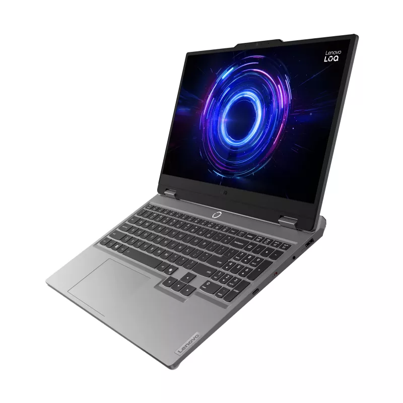 Nešiojamas kompiuteris Lenovo LOQ 15IRX10 15.6 col. Full HD IPS 144Hz Intel Core i5-13450HX 16GB DDR5 512GB SSD RTX 5050 8GB Luna Grey