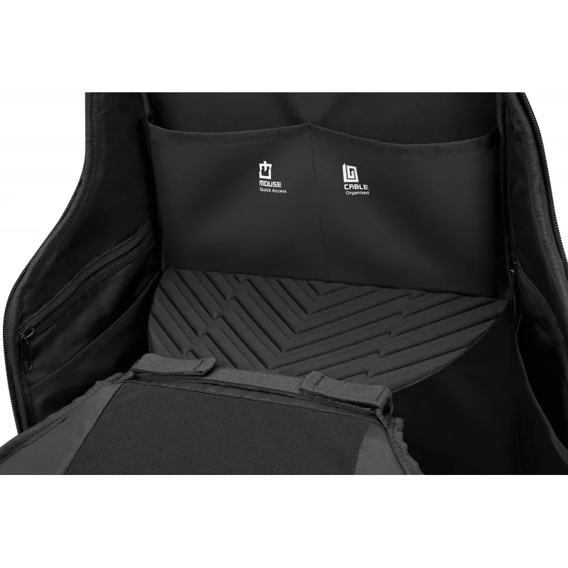 Lenovo Legion GB700 GX41M53147 gamerio kuprinė, 16″ (40,6 cm), 900D poliesteris su PU danga, atspari oro sąlygoms, 31,5 x 20 x 47 cm, 1,27 kg, juoda