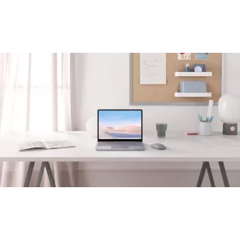 MICROSOFT Surface Laptop Go - 12,4 colių - i5 1035g1 - 8 GB RAM - 256 GB SSD - Win 10 Pro - Platinum - Qwerty Int'l - UHD Graphics
