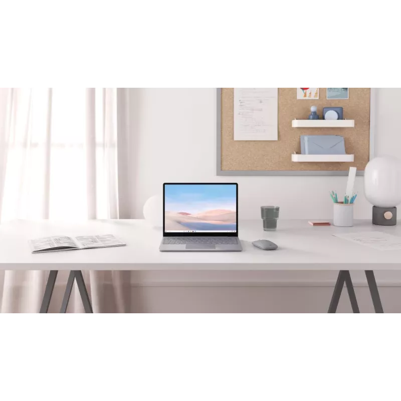 MICROSOFT Surface Laptop Go - 12,4 colių - i5 1035g1 - 8 GB RAM - 256 GB SSD - Win 10 Pro - Platinum - Qwerty Int'l - UHD Graphics