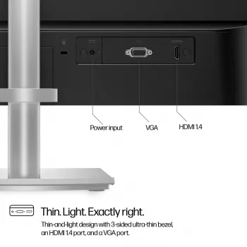 HP Desktop Monitor Series 5 524sh 23.8 colių Full HD IPS reguliuojamu aukščiu