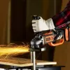 Kampinis šlifuoklis Black & Decker BCG720N – belaidis 18V Li-Ion, 12,5 cm diskas, iki 8600 aps./min., 3 rankenos padėtys