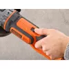 Kampinis šlifuoklis Black & Decker BCG720N – belaidis 18V Li-Ion, 12,5 cm diskas, iki 8600 aps./min., 3 rankenos padėtys