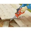 Pjūklas Black & Decker KS880EC-QS – rankinis pjūklas, geležtės ilgis 23,9 cm, ergonomiška rankena, oranžinė