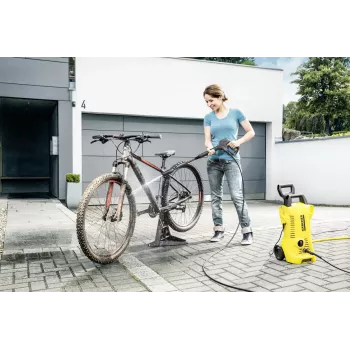 Slėginis plovimo aparatas Karcher K 2 POWER CONTROL HOME — elektrinis, 1400 W, 110 bar, 360 l/h, 5 m žarna, vertikalus