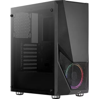 Korpusas AEROCOOL Zauron Midi Tower Black
