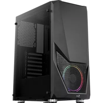 Korpusas AEROCOOL Zauron Midi Tower Black