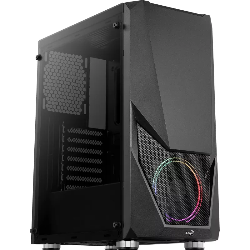 Korpusas AEROCOOL Zauron Midi Tower Black