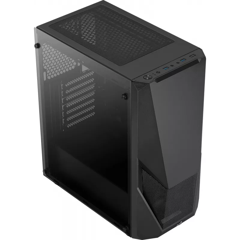 Korpusas AEROCOOL Zauron Midi Tower Black