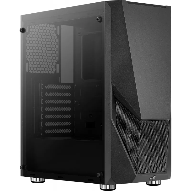 Korpusas AEROCOOL Zauron Midi Tower Black