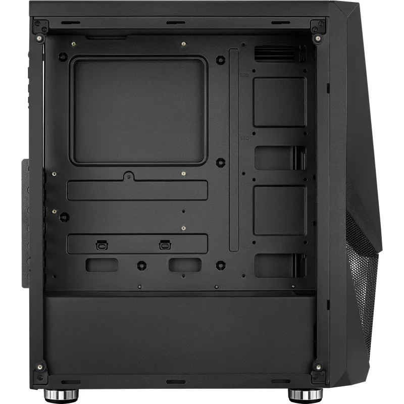 Korpusas AEROCOOL Zauron Midi Tower Black