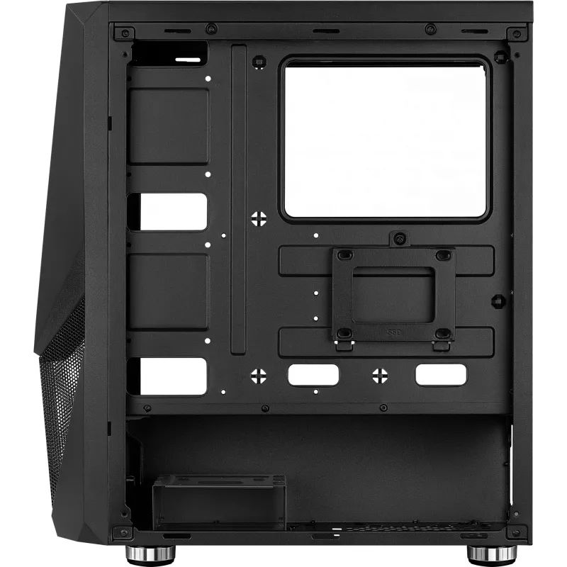 Korpusas AEROCOOL Zauron Midi Tower Black