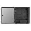 Korpusas AEROCOOL Graphite-G-BK-v2, juodas, ATX/Micro-ATX/Mini-ITX, priekyje 2×140mm + gale 1×140mm