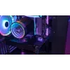 Korpusas AEROCOOL Graphite-G-BK-v2, juodas, ATX/Micro-ATX/Mini-ITX, priekyje 2×140mm + gale 1×140mm