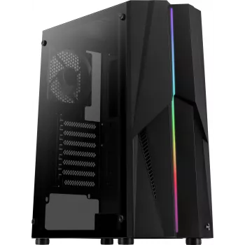 Aerocool Mecha Midi bokštas Juodas