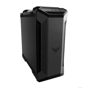 ASUS TUF Gaming GT501 Midi Tower korpusas — juodas, ATX/Micro-ATX/Mini-ITX/E-ATX, 3x120mm priekyje, 1x140mm gale, 42 cm GPU, 18 cm CPU aušintuvas
