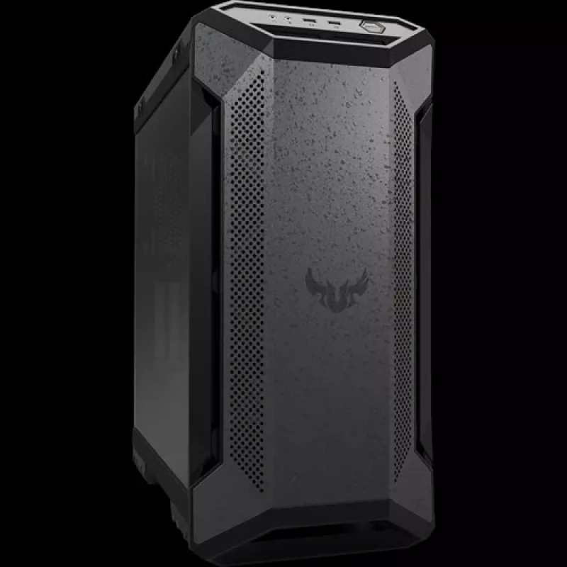 ASUS TUF Gaming GT501 Midi Tower korpusas — juodas, ATX/Micro-ATX/Mini-ITX/E-ATX, 3x120mm priekyje, 1x140mm gale, 42 cm GPU, 18 cm CPU aušintuvas