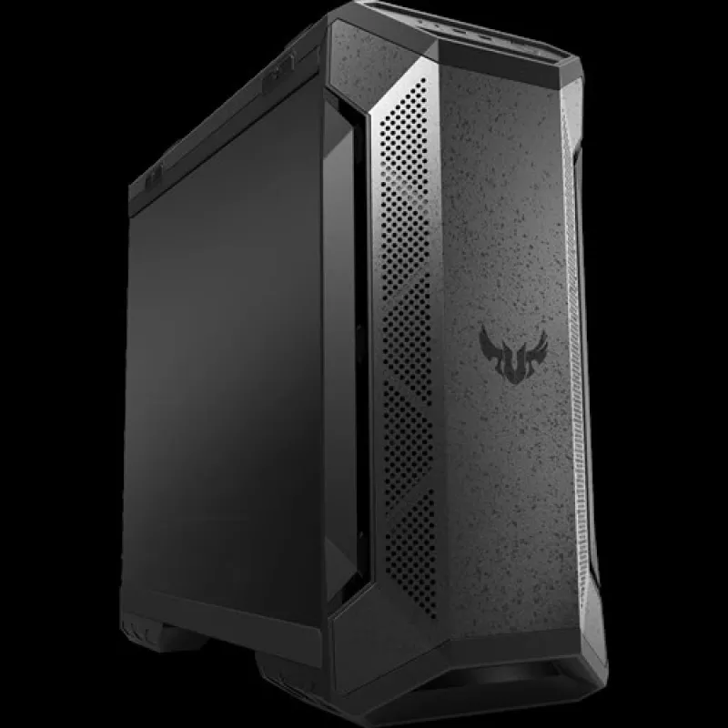 ASUS TUF Gaming GT501 Midi Tower korpusas — juodas, ATX/Micro-ATX/Mini-ITX/E-ATX, 3x120mm priekyje, 1x140mm gale, 42 cm GPU, 18 cm CPU aušintuvas