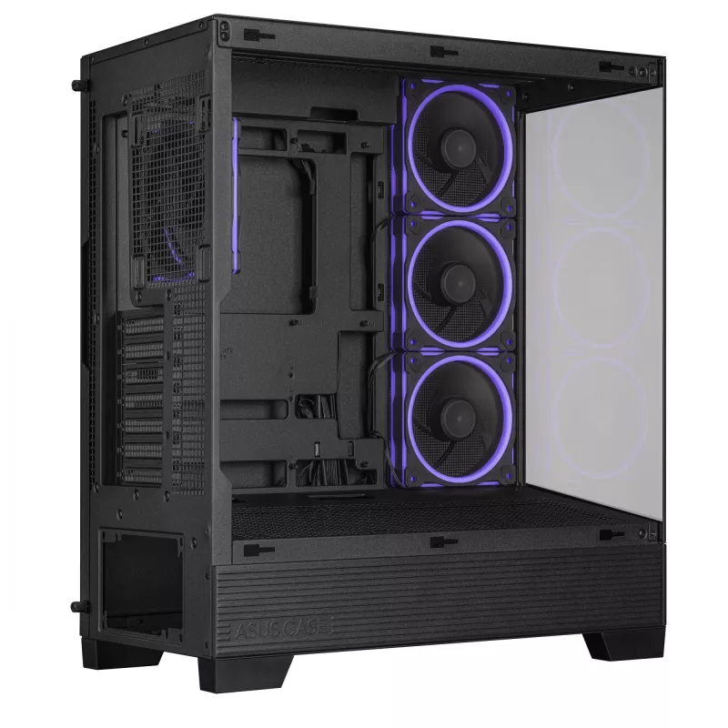 ASUS A31 Plus TG ARGB BLACK Midi Tower