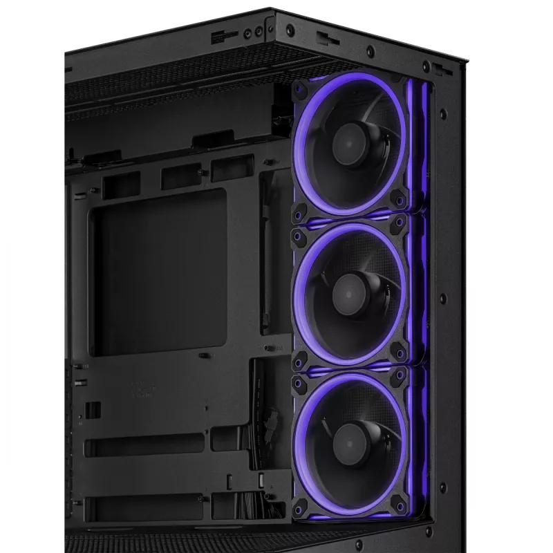 ASUS A31 Plus TG ARGB BLACK Midi Tower