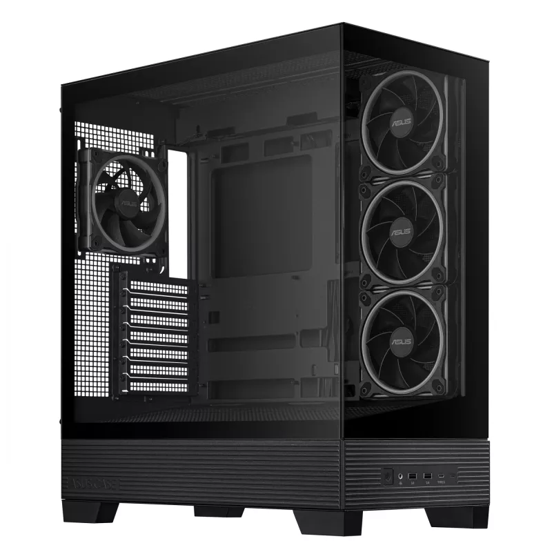 ASUS A31 Plus TG ARGB BLACK Midi Tower