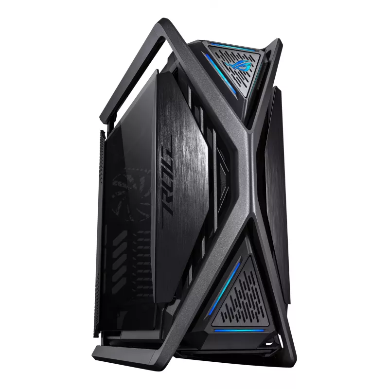 Kompiuterio korpusas ASUS ROG Hyperion GR701 BTF Edition juodas, grūdintas stiklas, E-ATX/ATX/microATX, 46 cm vaizdo plokštė, 420 mm viršutinis radiatorius