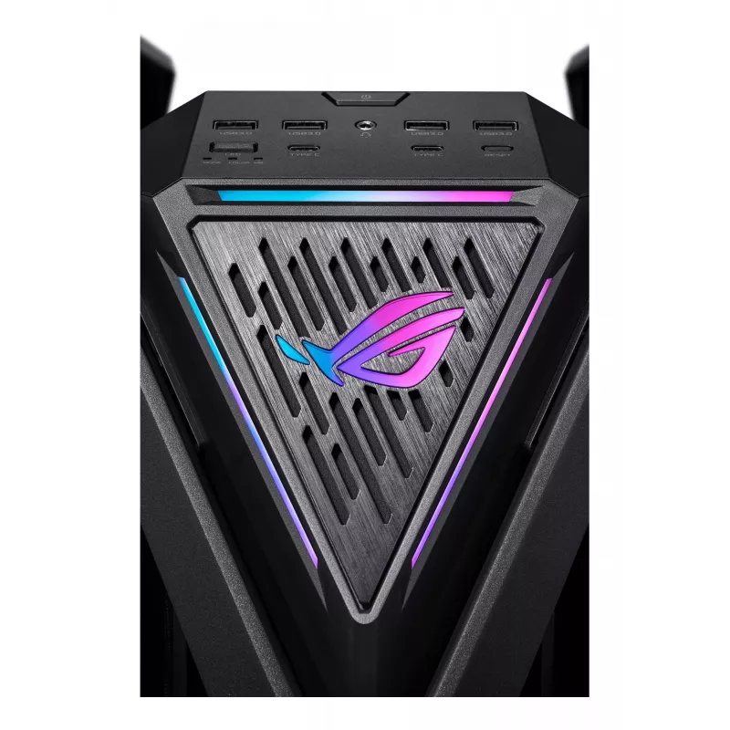 Kompiuterio korpusas ASUS ROG Hyperion GR701 BTF Edition juodas, grūdintas stiklas, E-ATX/ATX/microATX, 46 cm vaizdo plokštė, 420 mm viršutinis radiatorius