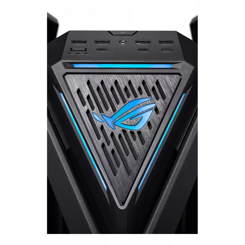 Kompiuterio korpusas ASUS ROG Hyperion GR701 BTF Edition juodas, grūdintas stiklas, E-ATX/ATX/microATX, 46 cm vaizdo plokštė, 420 mm viršutinis radiatorius