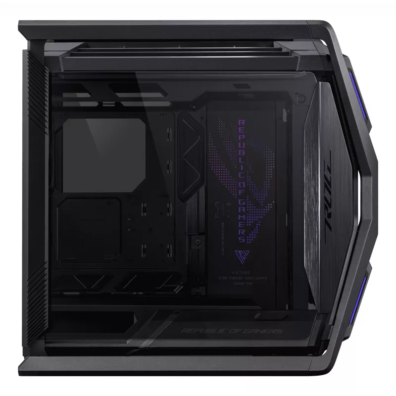 Kompiuterio korpusas ASUS ROG Hyperion GR701 BTF Edition juodas, grūdintas stiklas, E-ATX/ATX/microATX, 46 cm vaizdo plokštė, 420 mm viršutinis radiatorius
