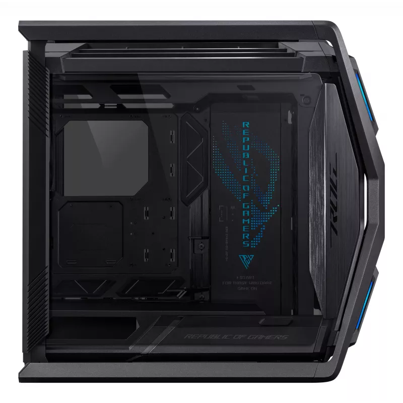 Kompiuterio korpusas ASUS ROG Hyperion GR701 BTF Edition juodas, grūdintas stiklas, E-ATX/ATX/microATX, 46 cm vaizdo plokštė, 420 mm viršutinis radiatorius