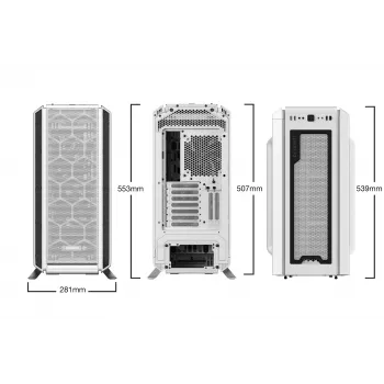 Korpusas be quiet! Silent Base 802 Window White Midi Tower