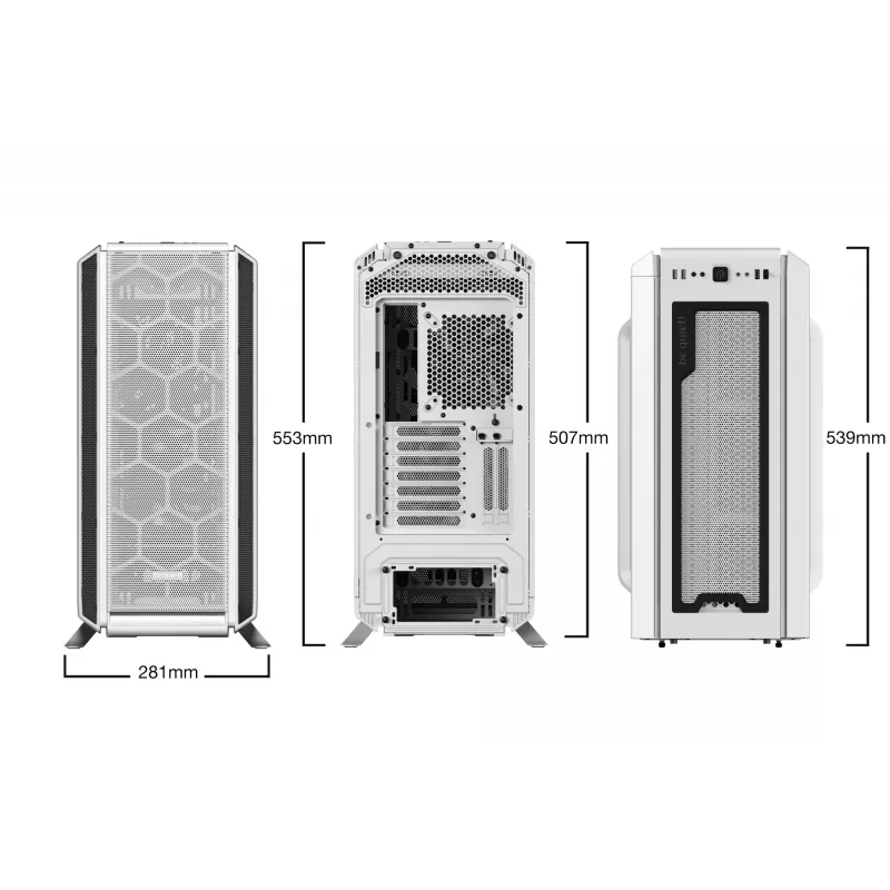 Korpusas be quiet! Silent Base 802 Window White Midi Tower