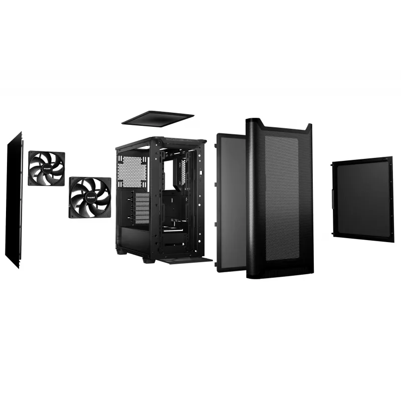 Korpusas be quiet! PURE BASE 501 Airflow Midi Tower Juodas