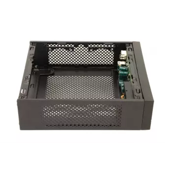 Korpusas CHIEFTEC IX-01B-OP Small Form Factor SFF Mini-ITX, 1×3,5 colio vieta, plienas, juodas
